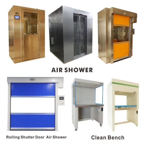 Epoxy Floor Dust Free Environment HEPA Door Electronic Clean Room