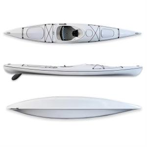Quality 14'2&quot; ST Thermoformed ABS Plastic Touring Sea Race Ocean Kayak Sit In Wholesale Single Ocean Kayak Canoe For Sea for sale