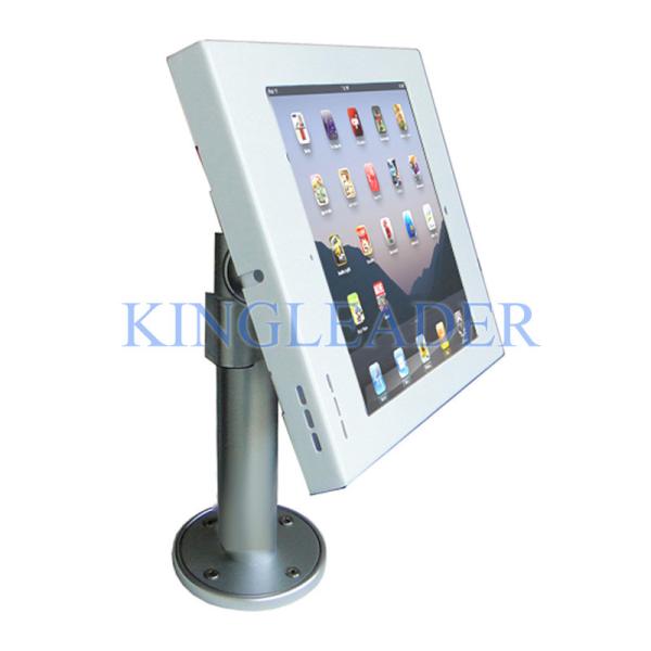 Buy Metal Ipad Kiosk Enclosure Desktop Rugged With 360 Degree Rotatable Bracket at wholesale prices