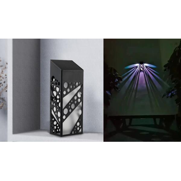 Buy IP65 waterproof solar wall lights outdoor LED lighting UV resistent fence garden light at wholesale prices