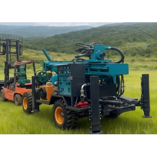 76/89mm Drilling Rod and Pneumatic Drive System for 180 Meters Depth Water Well