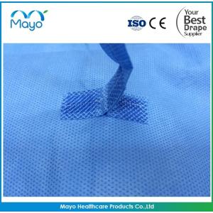 SMS SMMS Surgical Gown Non Woven Blue Disposable Surgical Gowns