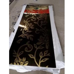 Bead Blasted Sand Blast Stainless Steel Bronze Coloured Sheets 4x8 For Sale