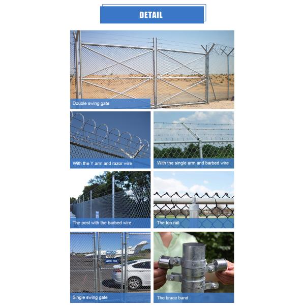 Hot Dipped Galvanized Chain Link Fence for Sale