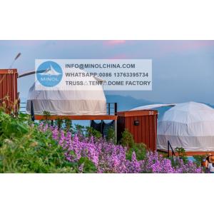 Waterproof Half Dome Five Star Hotel Resort Dome Glamping Tent Luxury