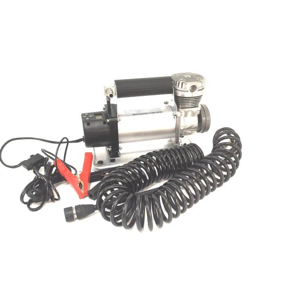 Metal Single Cylinder Air Compressor Crocodile Clip Tire Inflator With Handle