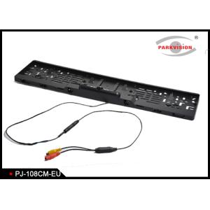 DC 12V Plate Mount Front And Rear Backup Camera With 100° Horizontal Angle