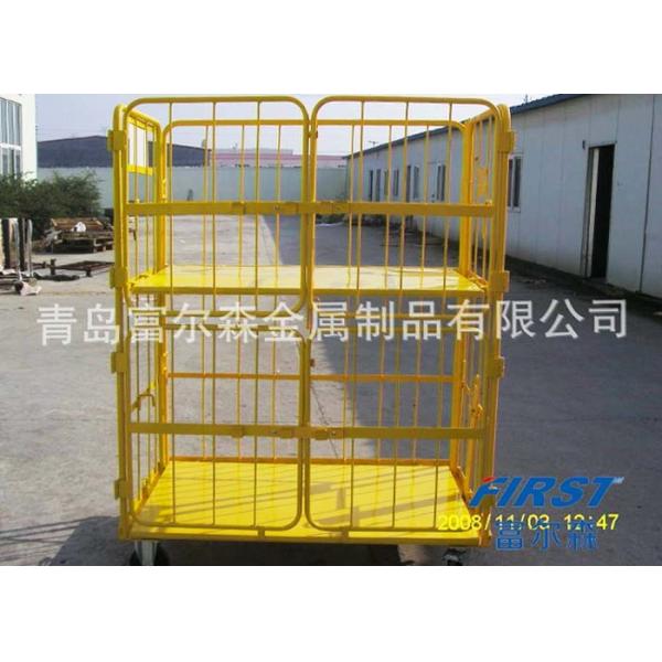Buy 1600mm Height 4 Wheels Folding Roll Cage Containers at wholesale prices