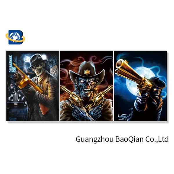 Buy Custom 3D Lenticular Printing Flip Picture for Advertisement / Souvenir at wholesale prices