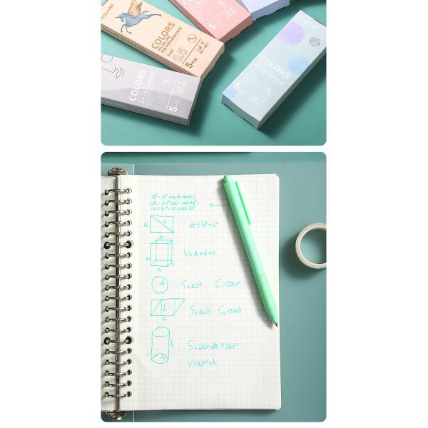 Gel pen Retro color neutral pen creative Lovely Japanese students hand account black ink