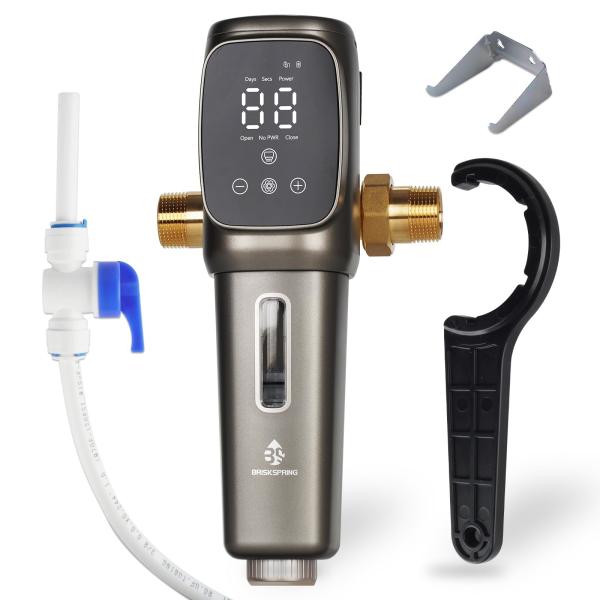 Universal Automatic Whole-House Self-Cleaning Sediment Filter For Safe And