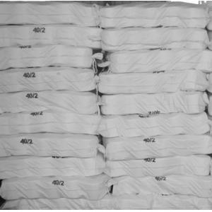 20s/2, 40s/2, 60s/2 Raw White 100% Polyester Core Spun Yarn For Polyester Yarn