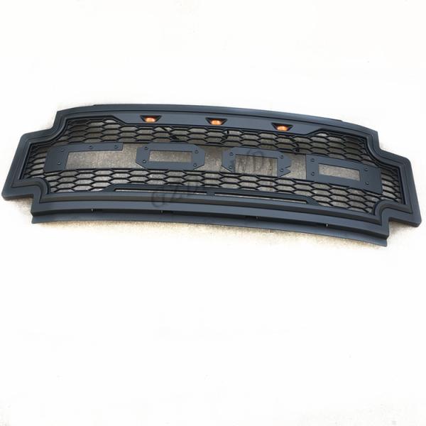 Matte Black Front Grill Mesh For Ford F250 2011 2016 / Super Duty Raptor Grille
