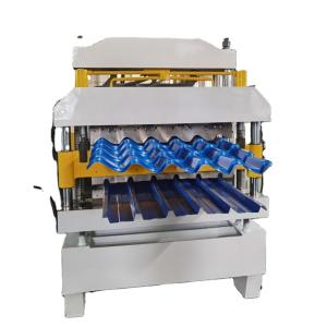 Triple Layer Roof Sheet Roll Forming Machine Corrugated Tile