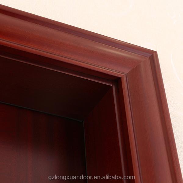 Buy Swing Single Solid Wooden Laminate Doors PU Painting ISO9001 at wholesale prices