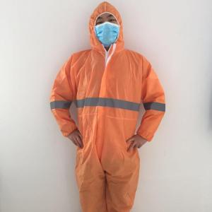 Unisex Breathable Disposable Coveralls Single Use Anti Bacterial Customized
