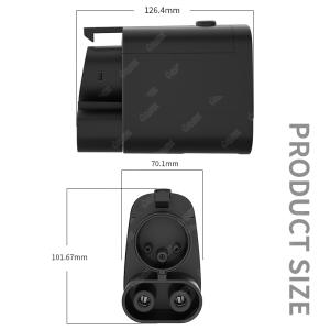 Factory Direct Dc Fast Charging Tesla to Ccs1 Socket Plug 200a Nacs to Ccs1