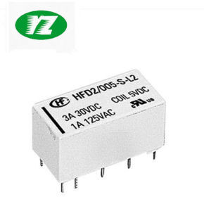 Quality Single Control Switch Hfd2 Hongfa Electronic Signal Relay Dpdt Rated Current 10A for sale