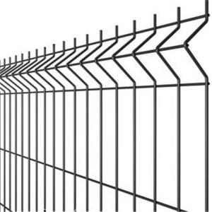 Galvanized Steel 3D Curved Security Welded Fence Panels 50x200mm 50x150mm