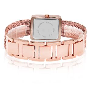 IP plating 3ATM Waterproof Square Quartz Watch BSCI