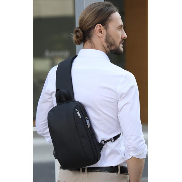 Wholesale customized logo fashion Men Sling Bag Luxury Mini chest Crossbody Bag Small Messenger Bag Crossbody For Men