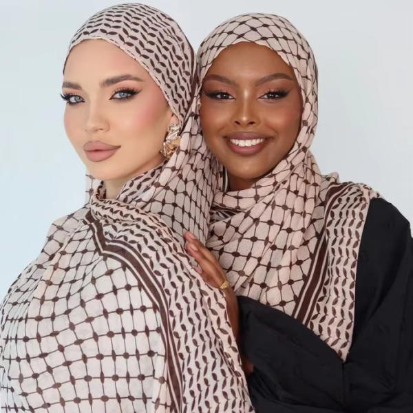 Wholesale New Middle East Muslim Women Keffiyeh Shemagh Palestine Printed