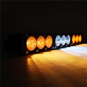 Amber& White offroad led light bar 10W Cree PC lens DHCB-L90SDC