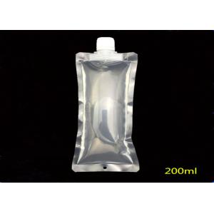 Transparent Foil Liquid Spout Bags 200ml 500ml Reusable Leak Proof With High