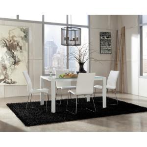 Practical Retractable Dining Table Modern Expandable Dining Table 90cm Width For
