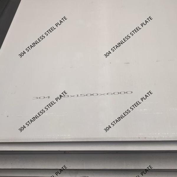 304 Hot Rolled Stainless Steel Plate NO.1 Finish ASTM / ASME Compliant Thickness 4-60mm