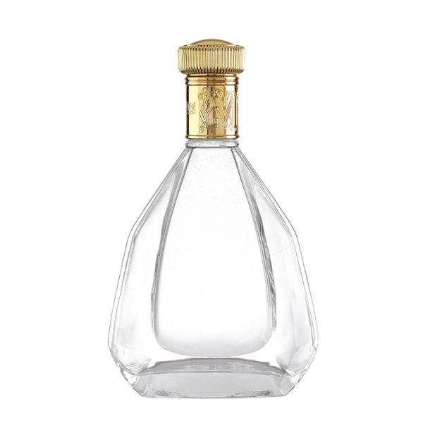 Buy Super Flint Glass Brandy Liquor Bottle with Customizable Corks and Base Material at wholesale prices