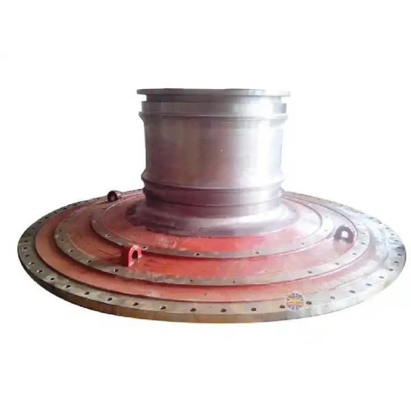 High Manganese Steel Ball Mill End Cover Impact Resistant Plate Design For Mining