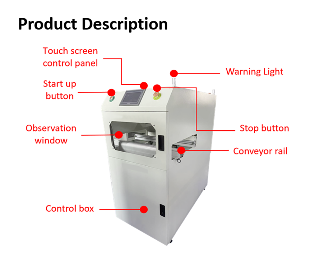 Automatic SMT PCB Vacuum Suction Loader and Unloader with SMEMA Signal and 1 Year Warranty for Magazine Type PCB Handling