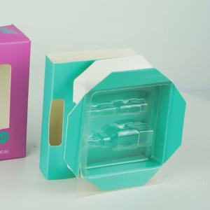 Custom Cardboard Boxes Data Line USB Cable Boxes With Plastic Blister Tray