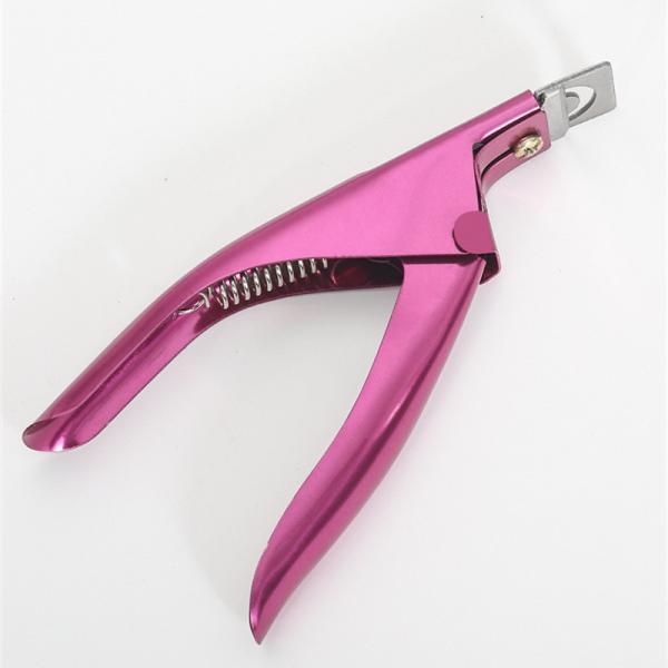 Straight Blade Stainless Steel Acrylic False Tips Clipper for Nail Hand Edge Cutting