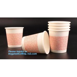 Custom made take away biodegradable PLA coffee disposable paper cups,Fully