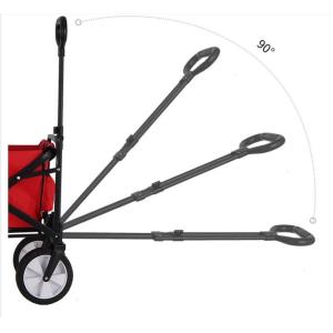 260KGS Weight Capacity Portable Mini Camping Wagon Cart Collapsible Steel Iron