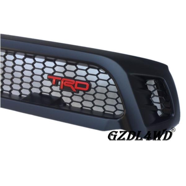 TRD Toyota Hilux Custom Grill Mesh , Custom Truck Grilles With Red TRD Lettering