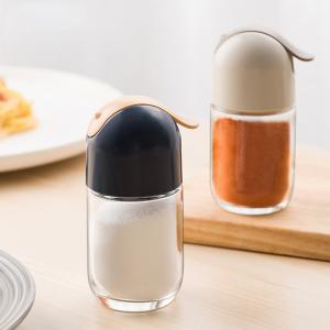 Seasoning Bottle Glass Spice Jars 100ml Kitchen Salt Pepper Shaker
