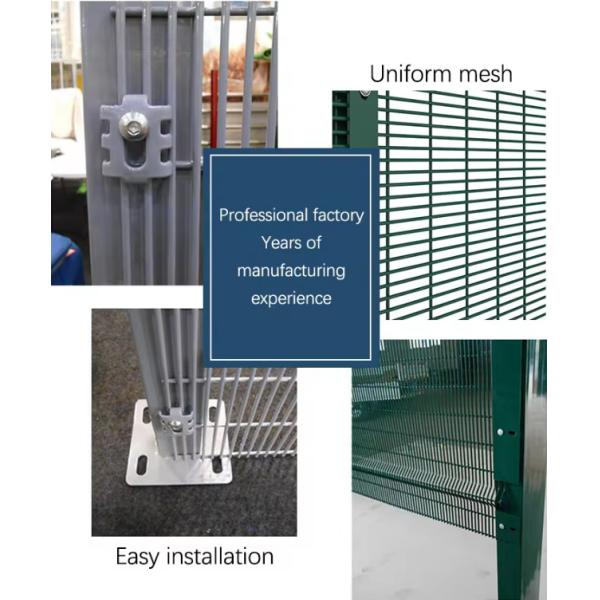 South Africa 3D Anti-Climb Security Fence 358 Welded 2M Airport Security Fencing