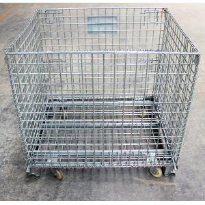 Quality SS304 Sliver Widely Used Large Capacity Wire Mesh Storage Cage for sale