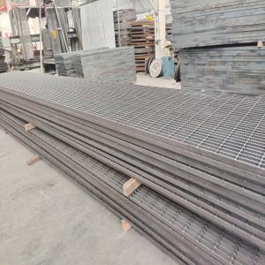 Quality G325/40/100 Steel serrated black Grating 1000*6000mm for sale