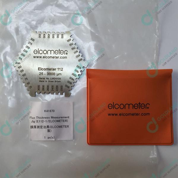 FUJI NXT M6 Rotary type Dip Flux Unit (POP feeder) Flux Thickness Measurement Jig (E112-1/Elcometer) K41670