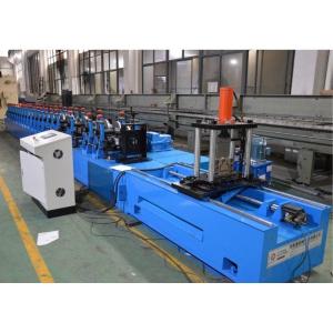 5.5KW Upright Shelf Roll Forming Machine Hydraulic Punching