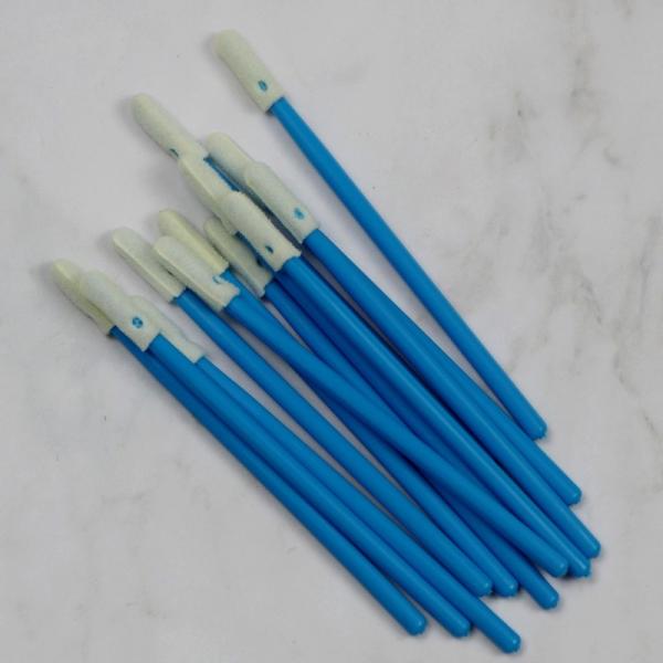 742 Lint Free Small Sponge Stick Industrial Clean Swab High Density Cleanroom Foam Swab