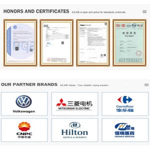 Reusable Wood Pulp Industrial Cleaning Paper Wipe in 23x40cm/sheet Jumbo Roll