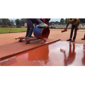 Spray Coat System Athletic Track elastic Synthetic Plastic Rubber Track