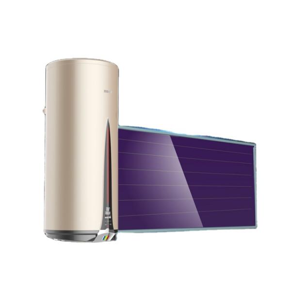 Buy Polyurethane Tank Solar Hot Water System Solar Water Heater with Liquid Flat Plate Collector and High Density at wholesale prices