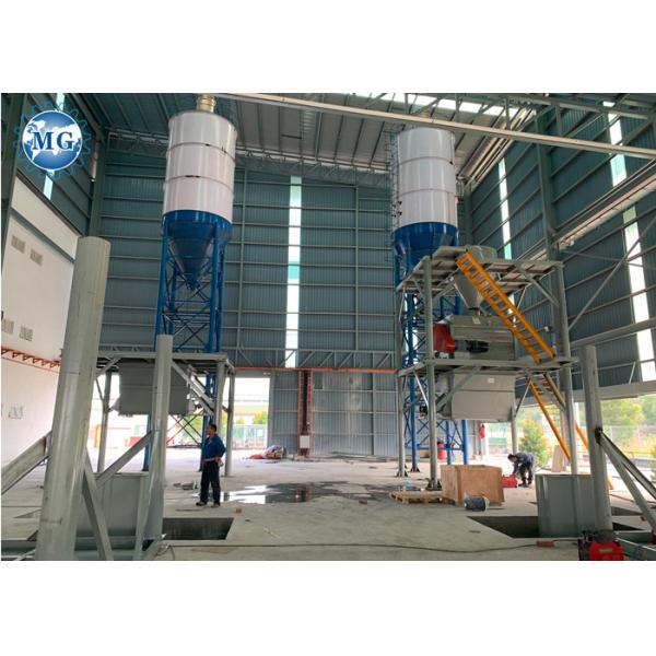 Buy Large Automatic Feeding Dry Mortar Plant With Rotary Sand Dryer 220 - 440v Voltage at wholesale prices