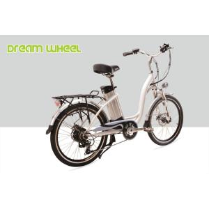 250W 24" Ladies Electric Urban Bike With Shimano Derailleur